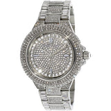 Michael Kors Camille Crystal Pave Dial Silver Steel Strap Watch for Women - MK5869 Authentic Buy Shop Now