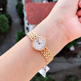 Tissot T Lady Lovely Silver Dial Rose Gold Steel Strap Watch For Women - T058.009.33.031.01 Authentic Buy Shop Now