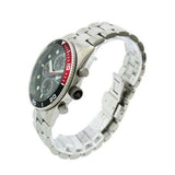 Emporio Armani Chronograph Black Dial Silver Stainless Steel Watch For Men - AR5855 Authentic Buy Shop Now