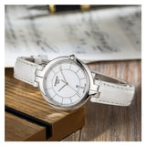 Tissot T Lady Flamingo White Dial White Leather Strap Watch For Women - T094.210.16.011.00 Authentic Buy Shop Now
