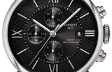Tissot T Classic Chemin Des Tourelles Chronograph Black Dial Black Leather Strap Watch For Men - T099.427.16.058.00 Authentic Buy Shop Now