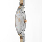 Tissot T Classic Tradition White Dial Two Tone Mesh Bracelet Watch For Men - T063.610.22.037.01 Authentic Buy Shop Now