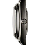 Emporio Armani Franco Black Dial Black Leather Strap Watch For Men - AR0368 Authentic Buy Shop Now