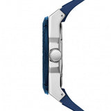 Guess Legacy Grey Dial Blue Silicone Strap Watch For Men - W1049G1 Authentic Buy Shop Now