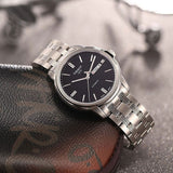 Tissot Automatics III Black Dial Silver Steel Strap Watch For Men - T065.430.11.051.00 Authentic Buy Shop Now