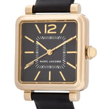 Marc Jacobs Vic Black Dial Black Leather Strap Watch for Women - MJ1522 Authentic Buy Shop Now