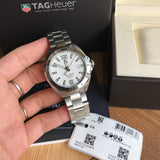 Tag Heuer Formula 1 Calibre 5 Automatic White Dial Silver Steel Strap Watch for Men - WAZ2114.BA0875 Authentic Buy Shop Now