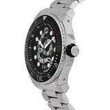 Gucci Dive Snake Black Dial Silver Steel Strap Watch For Men - YA136218 Authentic Buy Shop Now