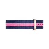 Daniel Wellington Classic Winchester White Dial Three Tone Nylon Strap Watch For Women - DW00100033 Authentic Buy Shop Now