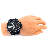 Diesel Mr. Daddy 2.0 Quartz Black Dial Black Nylon Strap Watch For Men - DZ7433 Authentic Buy Shop Now