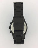 Armani Exchange Chronograph Black Dial Black Steel Strap Watch for Men - AX1058 Authentic Buy Shop Now