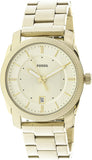 Fossil Machine Gold Dial Gold Steel Strap Watch for Men - FS5264 Authentic Buy Shop Now