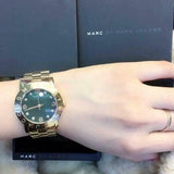 Marc Jacobs Amy Green Dial Gold Steel Strap Watch for Women - MBM8609 Authentic Buy Shop Now