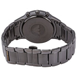 Emporio Armani Renato Chronograph Quartz Blue Dial Black Steel Strap Watch For Men - AR11215 Authentic Buy Shop Now