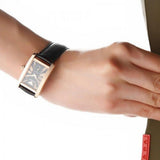 Emporio Armani Classic Black Dial Black Leather Strap Watch For Women - AR0169 Authentic Buy Shop Now
