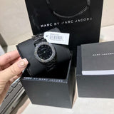Marc Jacobs Marci Black Dial Black Steel Dial Strap Watch for Women - MBM3193 Authentic Buy Shop Now