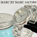 Marc Jacobs Marci Silver Dial Silver Steel Strap Watch for Women - MBM3097 Authentic Buy Shop Now
