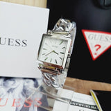 Guess Vanity Silver Dial Silver Steel Strap Watch for Women - W1029L1 Authentic Buy Shop Now