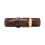 Daniel Wellington Classic Petite York White Dial Brown Leather Strap Watch For Women - DW00100176 Authentic Buy Shop Now