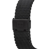 Tommy Hilfiger Deacon Analog Black Dial Black Mesh Bracelet Watch for Men - 1791547 Authentic Buy Shop Now