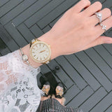 Michael Kors Slim Runway Crystals Gold Dial Gold Steel Strap Watch for Women - MK3632 Authentic Buy Shop Now