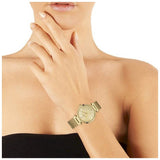 Guess Soho Champagne Dial Stainless Steel Mesh Bracelet Watch For Women - W0638L2 Authentic Buy Shop Now