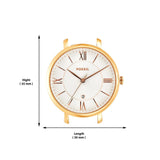 Fossil Jacqueline Mother of Pearl White Dial Gold Mesh Strap Watch for Women - ES4352 Authentic Buy Shop Now