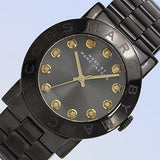 Marc Jacobs Amy Black Dial Black Steel Strap Watch for Women - MBM8595 Authentic Buy Shop Now