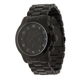 Michael Kors Runway Chronograph Black Dial Black Steel Strap Watch for Men - MK8157 Authentic Buy Shop Now