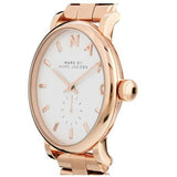 Marc Jacobs Baker White Dial Rose Gold Steel Strap Watch for Women - MBM3244 Authentic Buy Shop Now