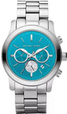 Michael Kors Runway Quartz Blue Dial Silver Steel Strap Watch For Women - MK5953 Authentic Buy Shop Now