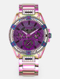 Guess Queen Multicolor Dial Multicolor Steel Strap Watch For Women - GW0464L4 Authentic Buy Shop Now