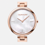 Calvin Klein Authentic Mother of Pearl Dial Rose Gold Mesh Bracelet Watch for Women - K8G2362G Authentic Buy Shop Now