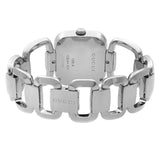 Gucci G Gucci Diamonds Black Dial Silver Steel Strap Watch For Women - YA125406 Authentic Buy Shop Now