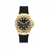 Guess Venus Diamonds Black Dial Black Rubber Strap Watch for Women - GW0118L1 Authentic Buy Shop Now
