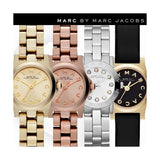 Marc Jacobs Henry Dinky Silver Dial Silver Steel Strap Watch for Women - MBM3198 Authentic Buy Shop Now