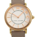 Marc Jacobs Roxy White Dial Light Brown Leather Strap Watch for Women - MJ1538 Authentic Buy Shop Now