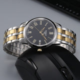 Tissot T Classic Dream Black Dial Two Tone Steel Strap Watch for Men - T033.410.22.053.01 Authentic Buy Shop Now