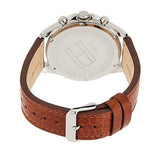 Tommy Hilfiger Dean Quartz Multifunction White Dial Brown Leather Strap Watch for Men - 1791274 Authentic Buy Shop Now
