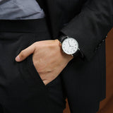 Tissot Everytime Desire Medium White Dial Black Leather Strap Watch For Men - T109.410.16.032.00 Authentic Buy Shop Now