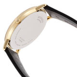 Movado TC Silver Dial Black Leather Strap Watch For Men - 606695 Authentic Buy Shop Now