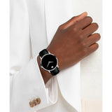 Movado Museum Classic Black Dial Black Leather Strap Watch for Men - 0607194 Authentic Buy Shop Now