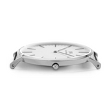 Daniel Wellington Classic Cornwall White Dial Black Nylon Strap Watch For Men - DW00100258 Authentic Buy Shop Now
