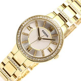Fossil Virginia White Dial Gold Steel Strap Watch for Women - ES3283 Authentic Buy Shop Now