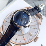 Tissot Couturier Lady Blue Dial Blue Leather Strap Watch for Women - T035.210.16.041.00 Authentic Buy Shop Now
