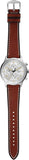 Fossil Retro Pilot Chronograph Silver Dial Brown Leather Strap Watch for Men - FS5809 Authentic Buy Shop Now