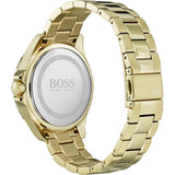 Hugo Boss Premiere White Dial Gold Steel Strap Watch for Women - 1502445 Authentic Buy Shop Now