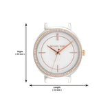 Michael Kors Cinthia Mother of Pearl Dial Two Tone Steel Strap Watch For Women - MK3831 Authentic Buy Shop Now