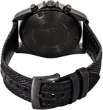 Emporio Armani Sigma Chronograph Black Dial Black Leather Strap Watch For Men - AR6131 Authentic Buy Shop Now