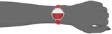 Calvin Klein Rise Yellow Red Dial Red Leather Strap Watch for Women - K7A231UP Authentic Buy Shop Now